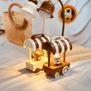 🔶 جديد مصابيح المكتب 🤎🤎 جمال اللون البني 😍👇🏻